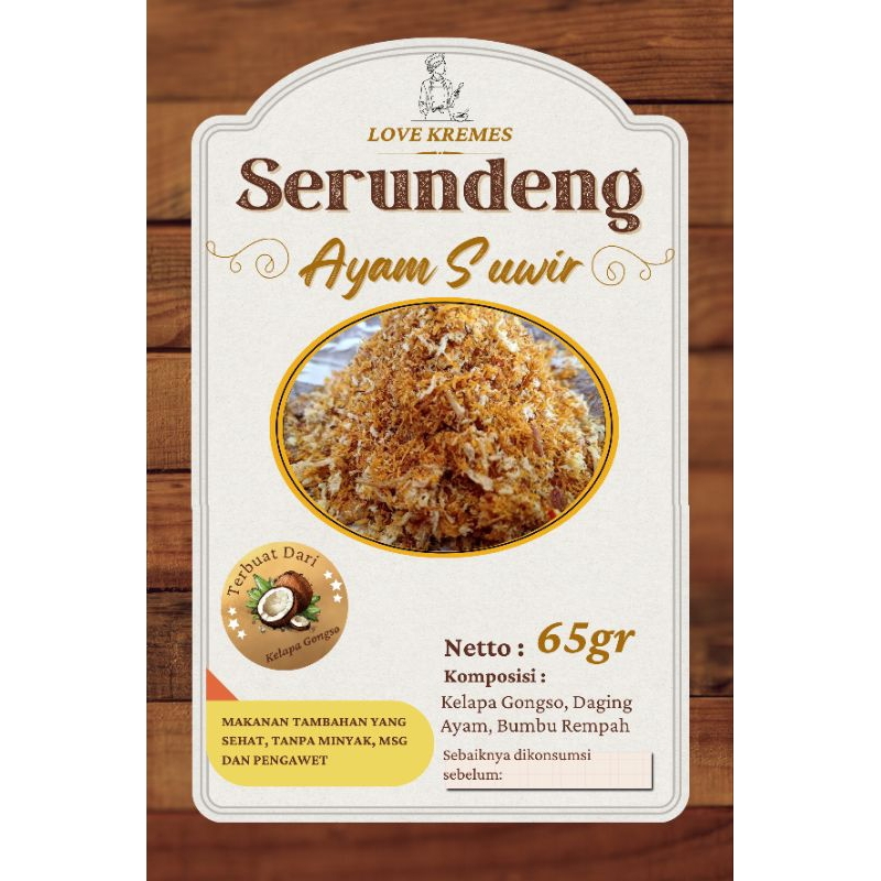 

Serundeng Ayam Suwir (pouch 65 gr)