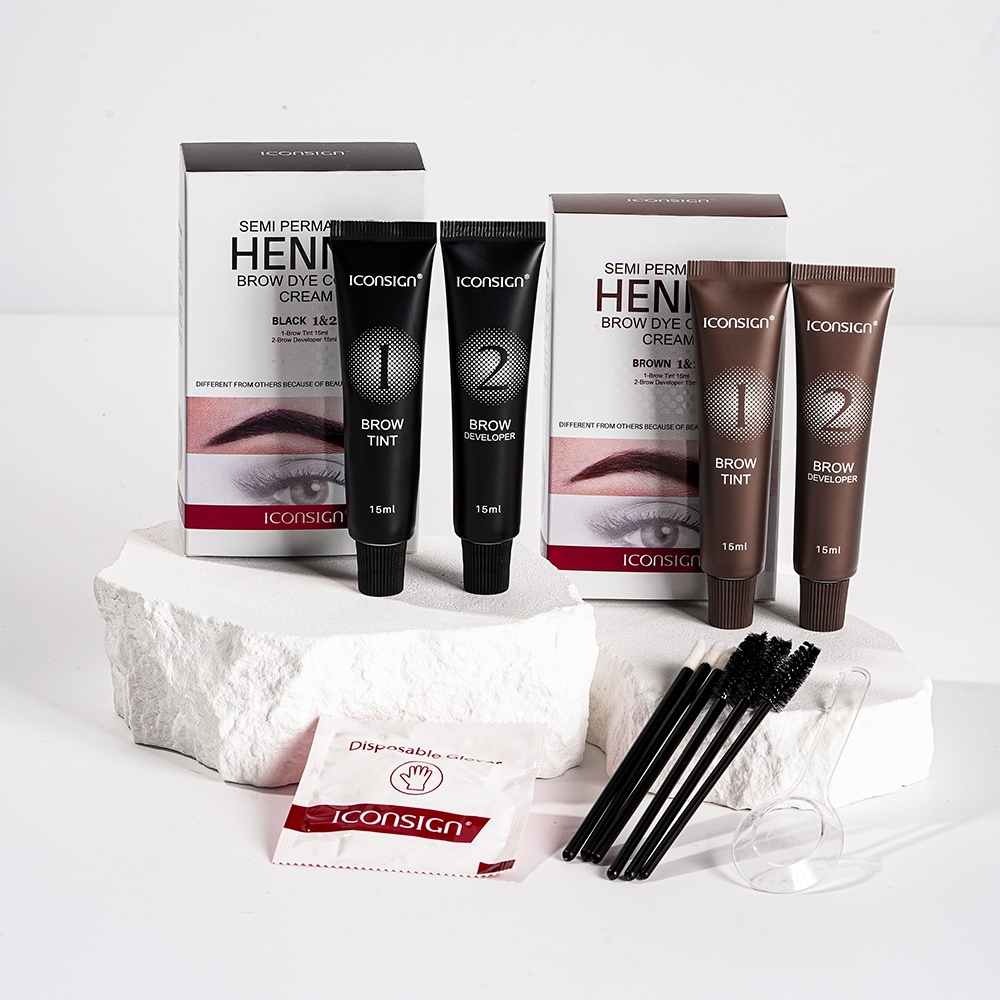 ICSN Henna Brow Color Cream – Pewarna Alis Tahan Lama & Natural