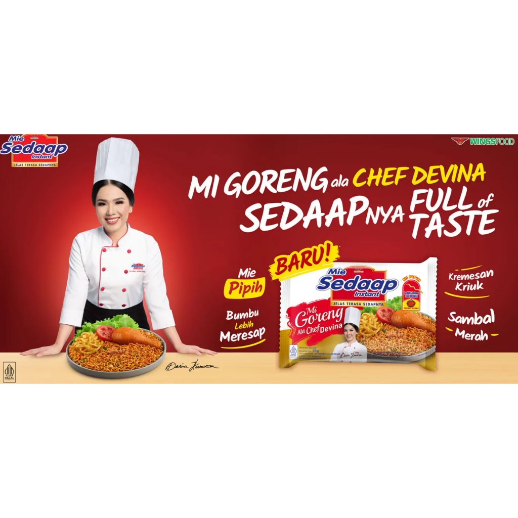 

Mi Instan Sedap Goreng Ala Chef Devina 93 gx 40pcs(1dus)
