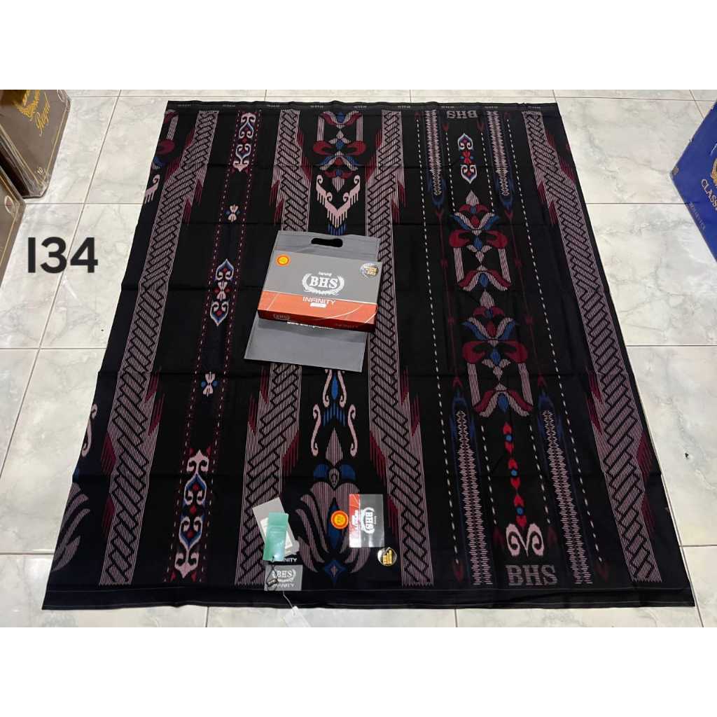 Sarung BHS INFINITY Grade SILVER Motif | PKA PMA Benang Viscose Cotton Blend