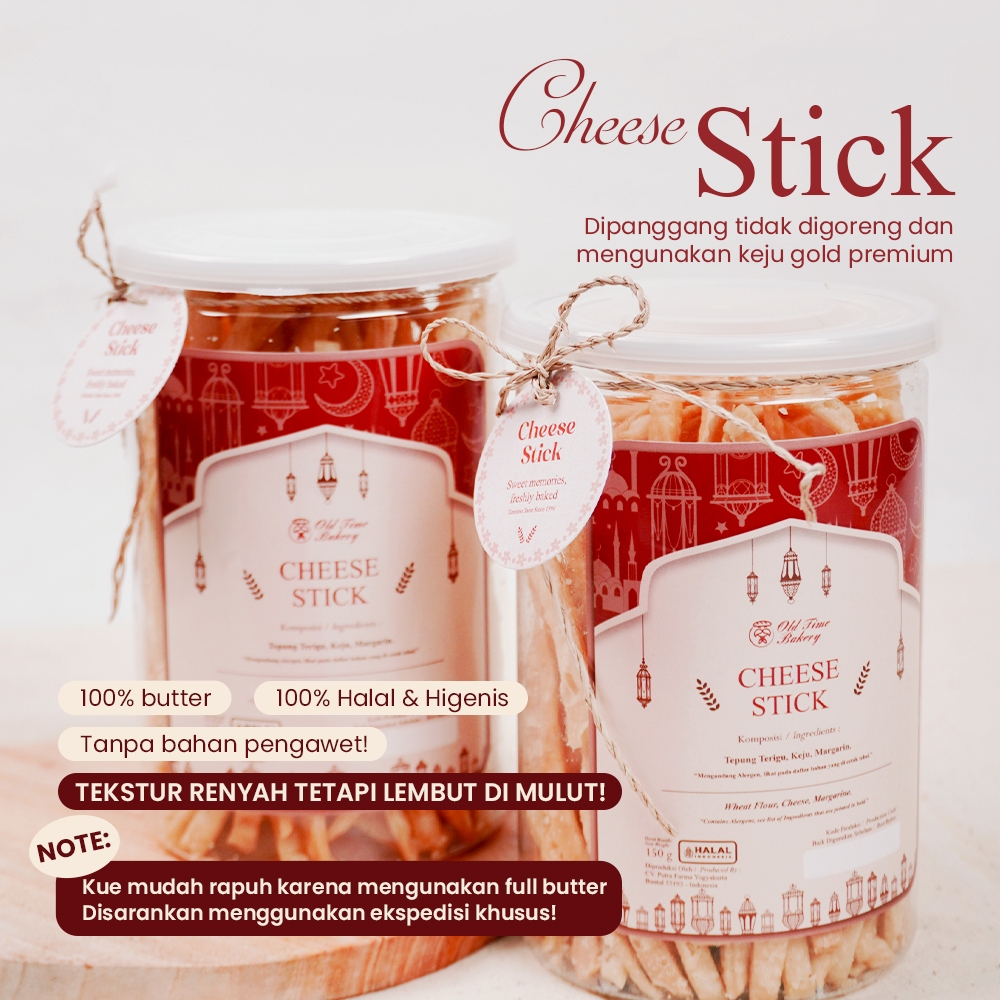 

Old Time Bakery Cheese Stick Renyah | Hampers Lebaran