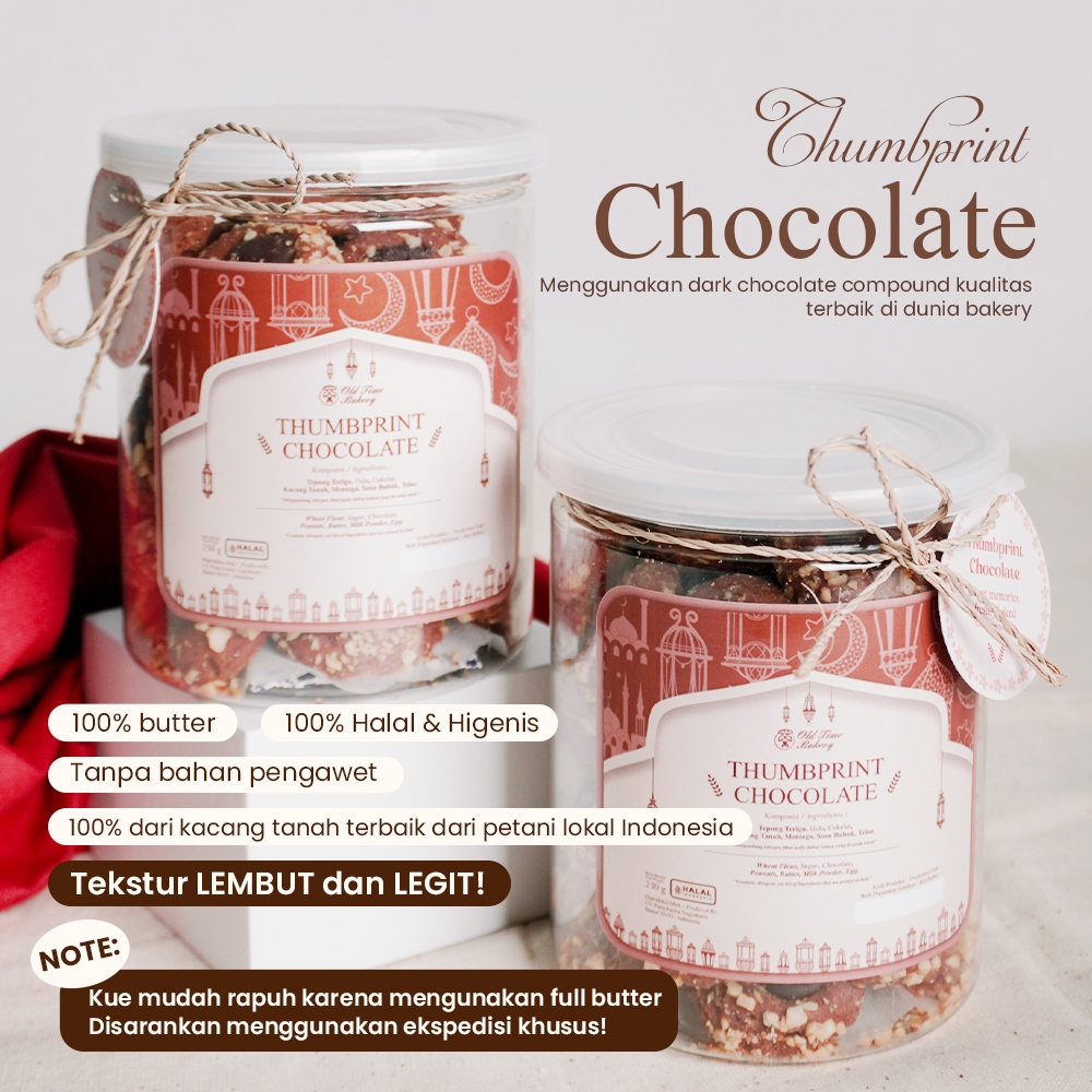 

Old Time Bakery Thumbprint Chocolate | Hampers Idul Fitri