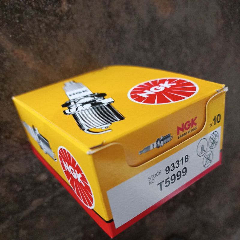 Busi Vespa Sprint Sera PS P150S Super PX PTS Drat Pendek T5999 NGK