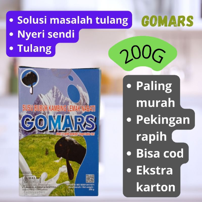 

Susu Kambing Etawa Gomars 200g Solusi Nyeri Sendi