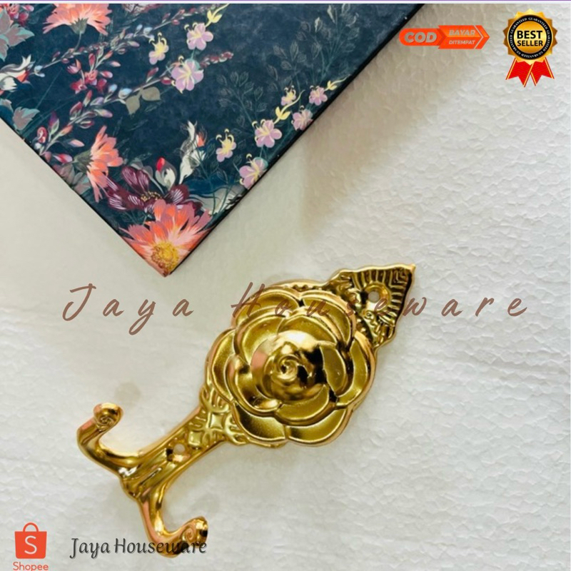 PROMOO  Hook Mawar/ Hook Gorden Besi / Hook Mawar Horden / Hook Tali Tasel / Hook Mawar Murah Medan