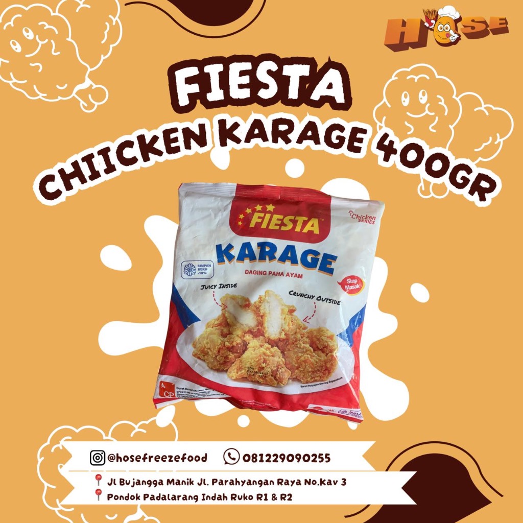

Fiesta Chicken Karage 400gr