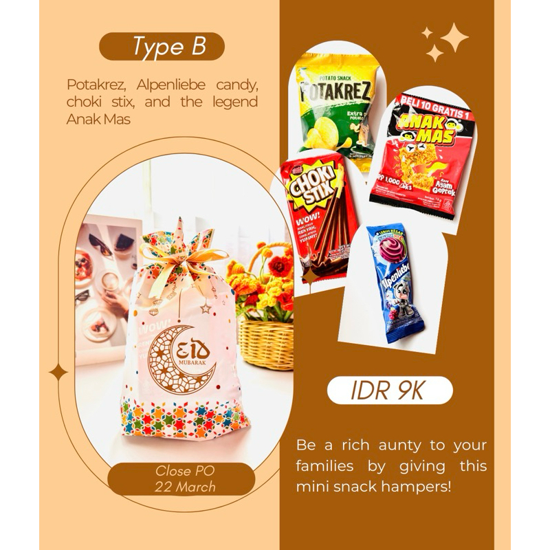 

SNACK HAMPERS LEBARAN