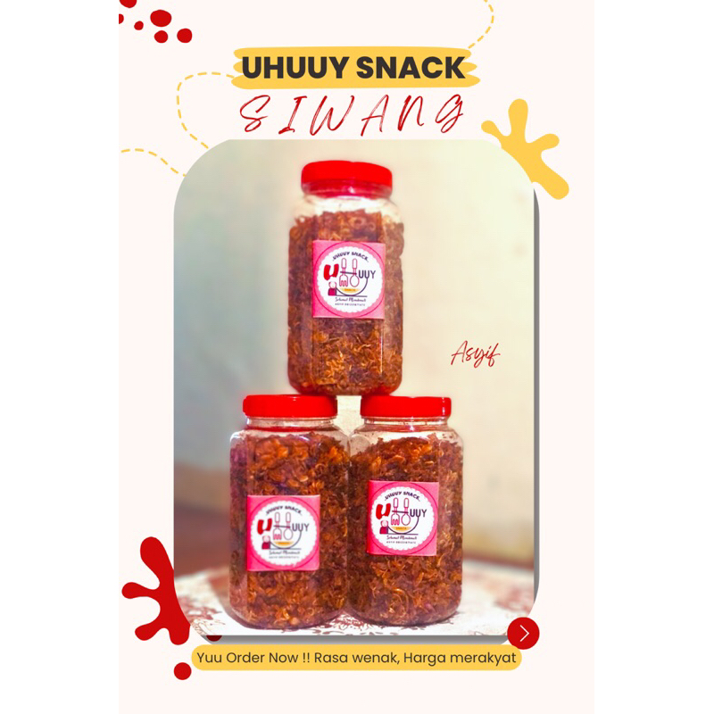 

Siwang Murah Uhuuy Snack Mantap(Terasi bawang)