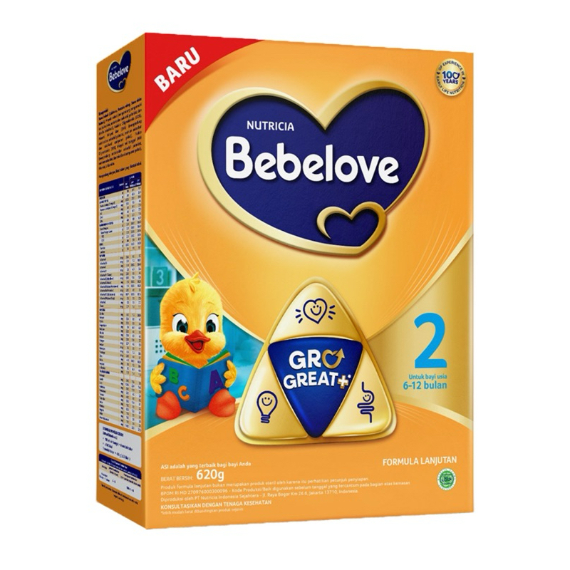 bebelove 1 bebelove 2 susu formula bubuk 620gr