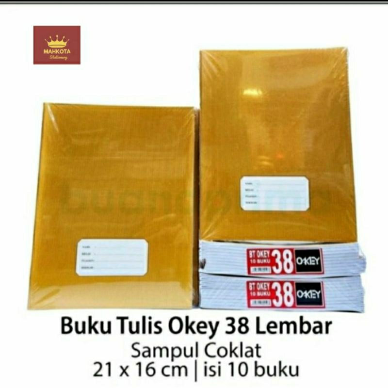 

Buku Tulis Okey 38 Lembar Motif Sampul Padi