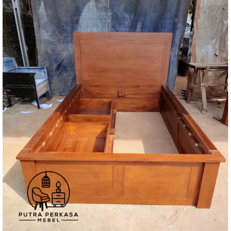 dipan minimalis / Tempat tidur minimalis / dipan jati / dipan minimalis Jati / tempat tidur jati