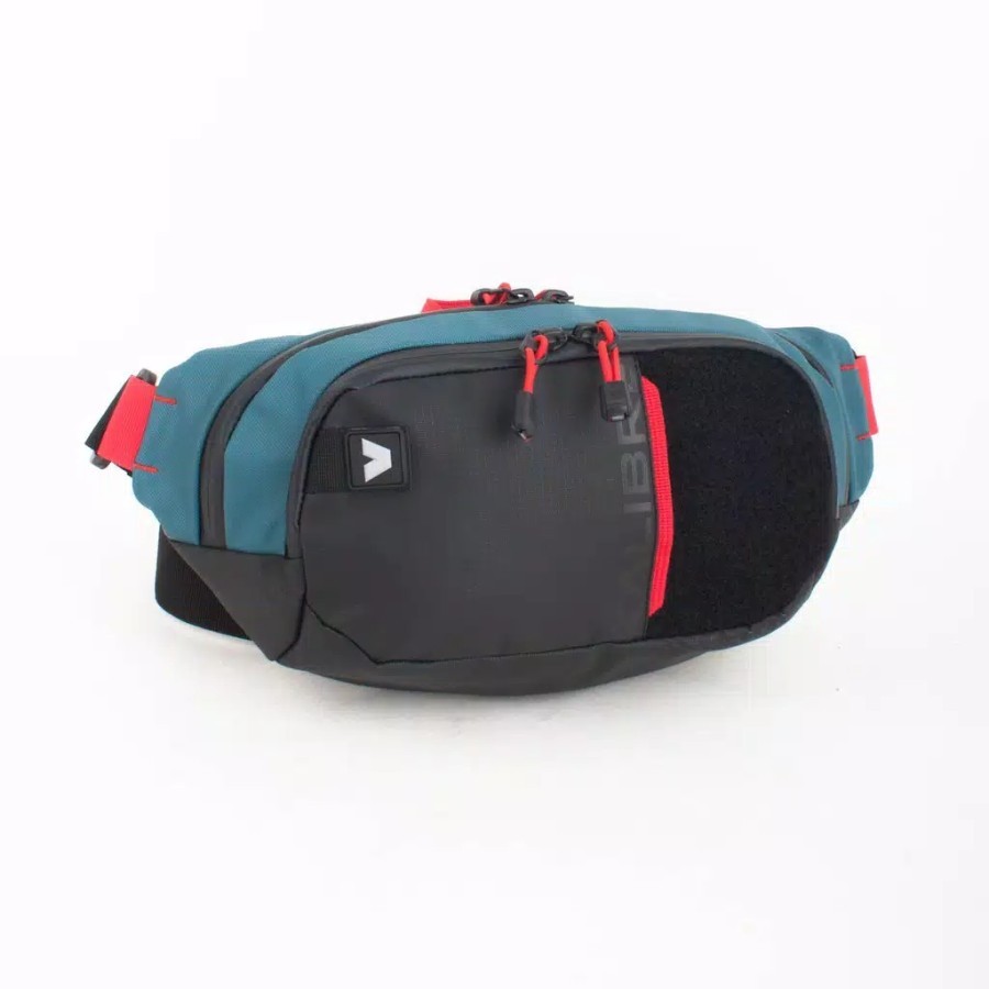 Tas Selempang Pria Kalibre Lambo Waist Bag 921932043 Black Tosca Memiliki kapasitas 3L dan Dimensi 1
