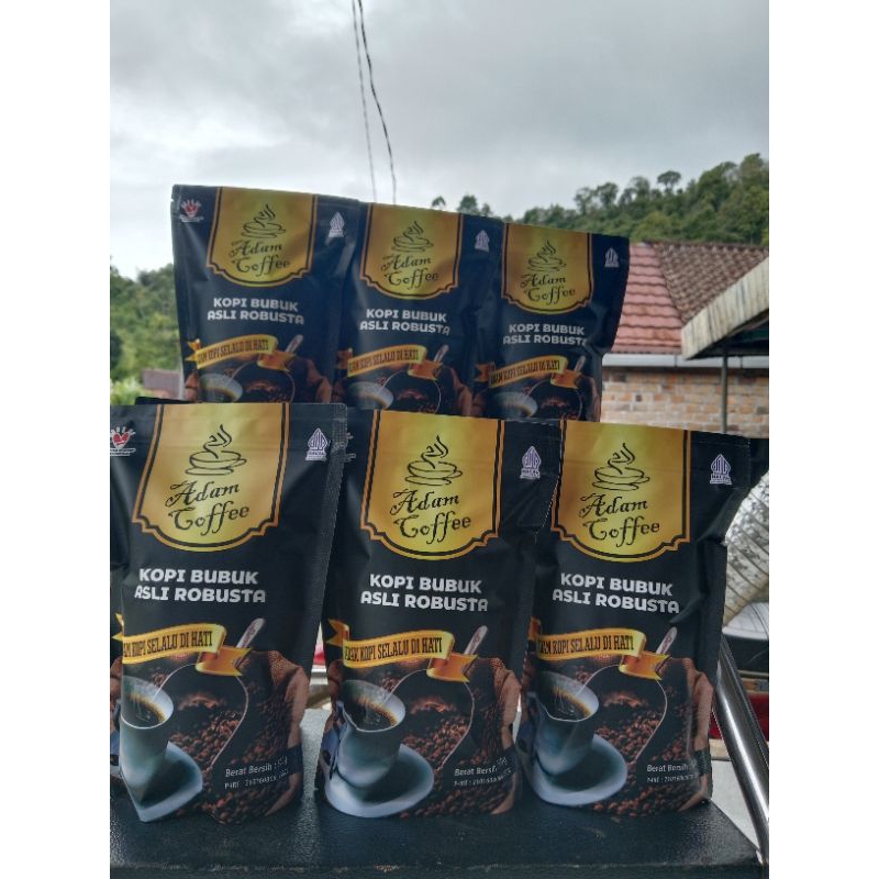 

Adam Kopi, bubuk kopi asli 100%, 500gr