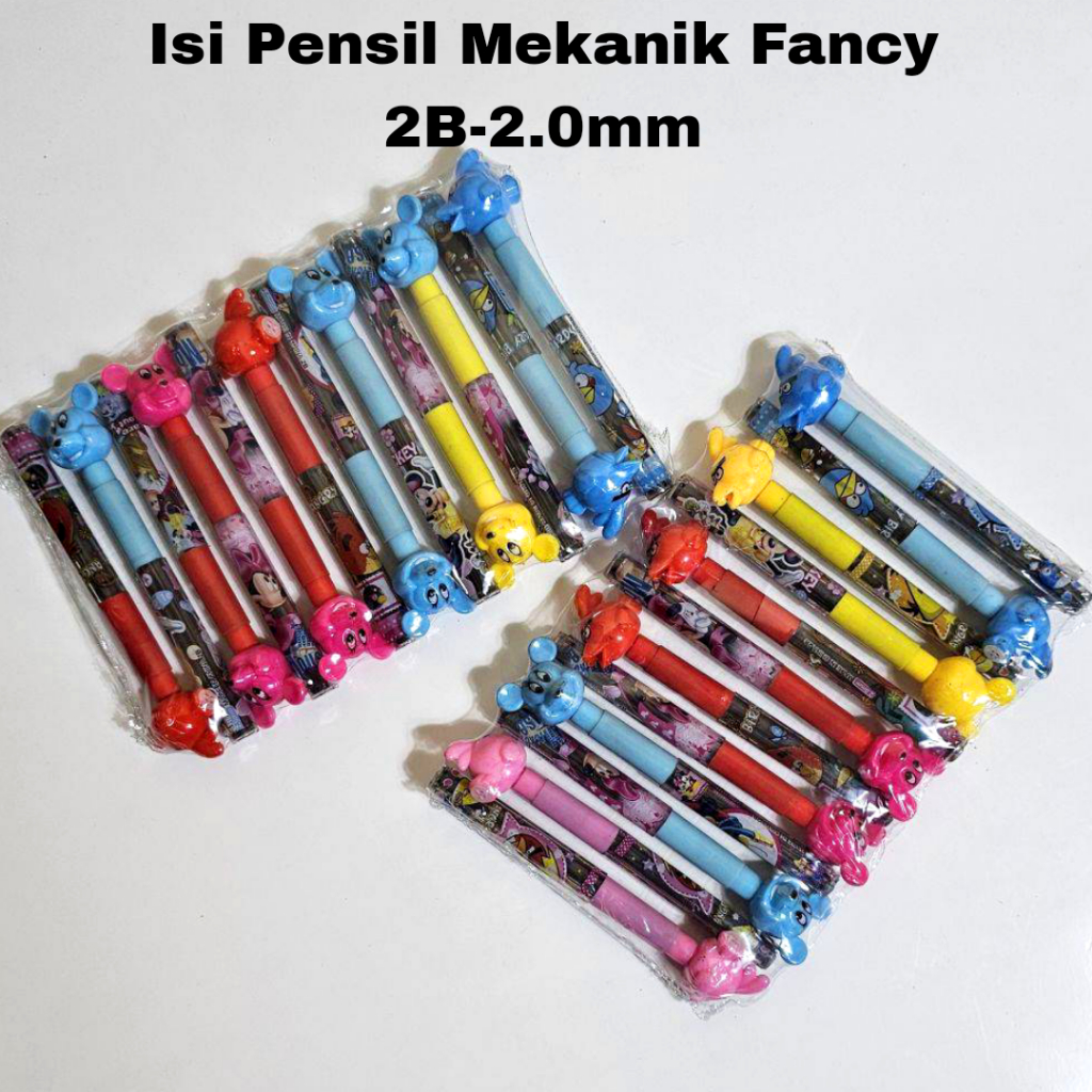 

SOS Isi Pensil Mekanik Fancy 2B-2.0mm+Topper(12tube)/Pensil Lead