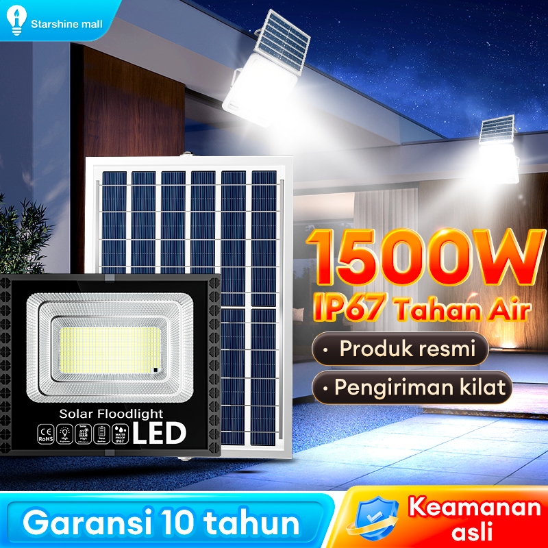 

【Garansi 10 tahun】 Lampu tenaga surya 【HOT SALE】 Lampu solar panel Lampu sorot solar cell lampu outdoor lampu sorot solar cell Super terang 1000W 1200W 1103 LED Sorot Surya Lampu Jalan 0 Biaya listrik sepanjang tahun Kontrol Cahaya Cerdas tahan air IP67
