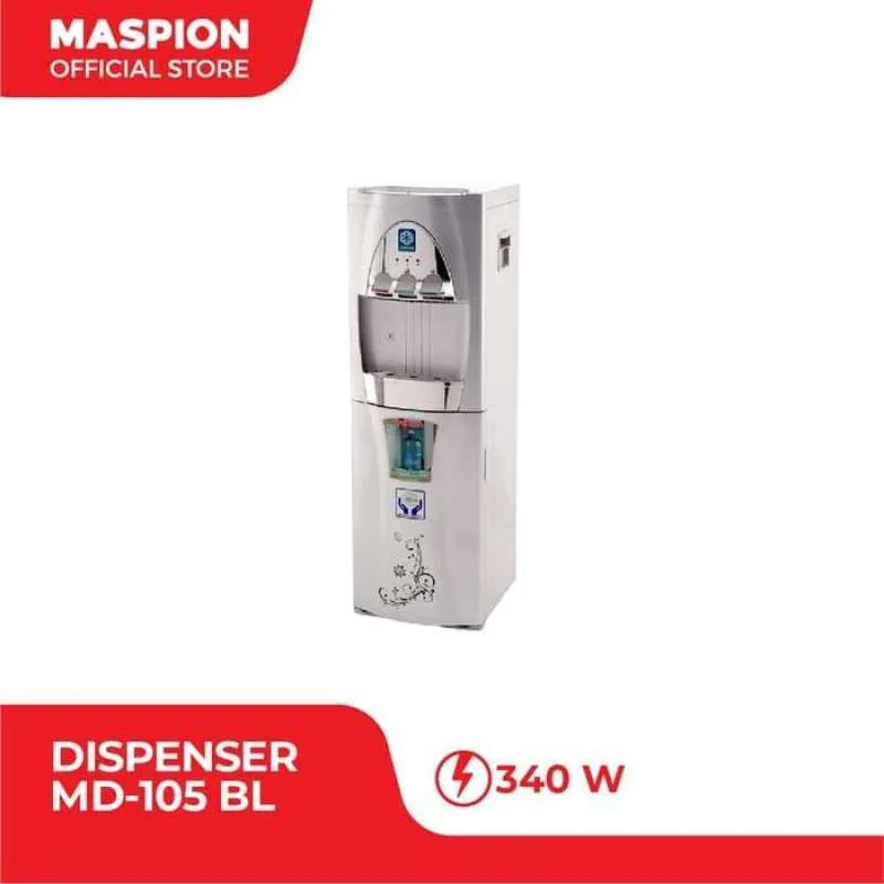 [COD] Maspion MD105BL MD-105-BL Dispenser Standing Tinggi Galon Bawah - SNI - Garansi Resmi