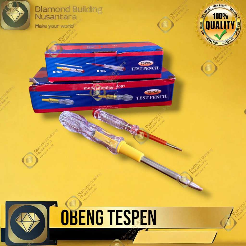 Obeng Tespen Test Listrik GX Kualitas TERBAIK dan TERMURAH