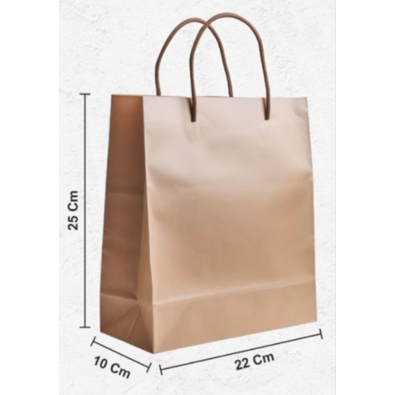 

PAPER BAG COKLAT KRAFT POLOS - TAS SOUVENIR PERNIKAHAN BAHAN KRAFT MURAH