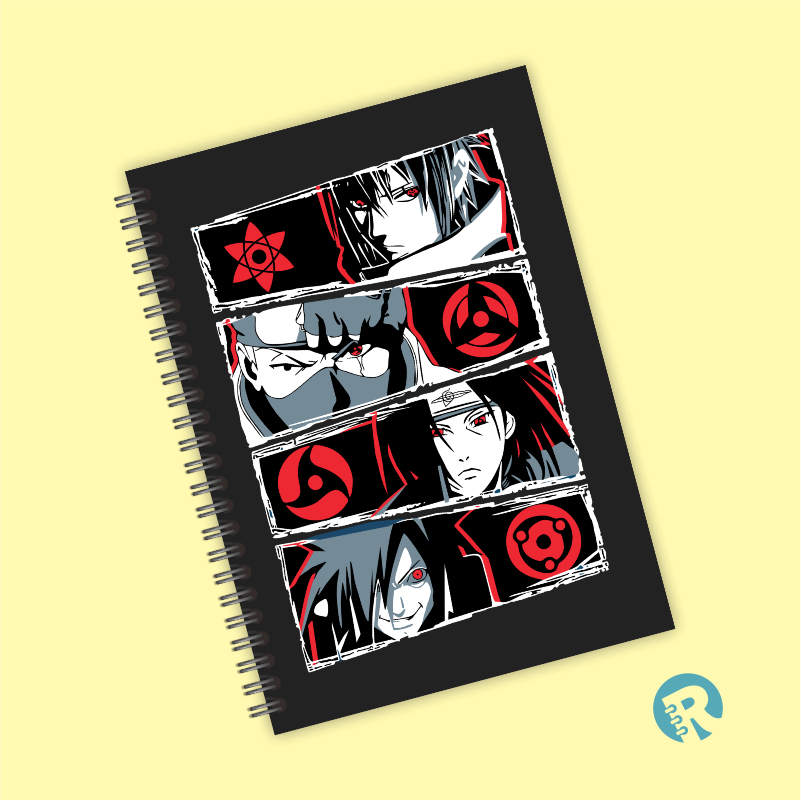 

Ringbook Softcover A5 Buku Catatan Garis/Polos naruto part1