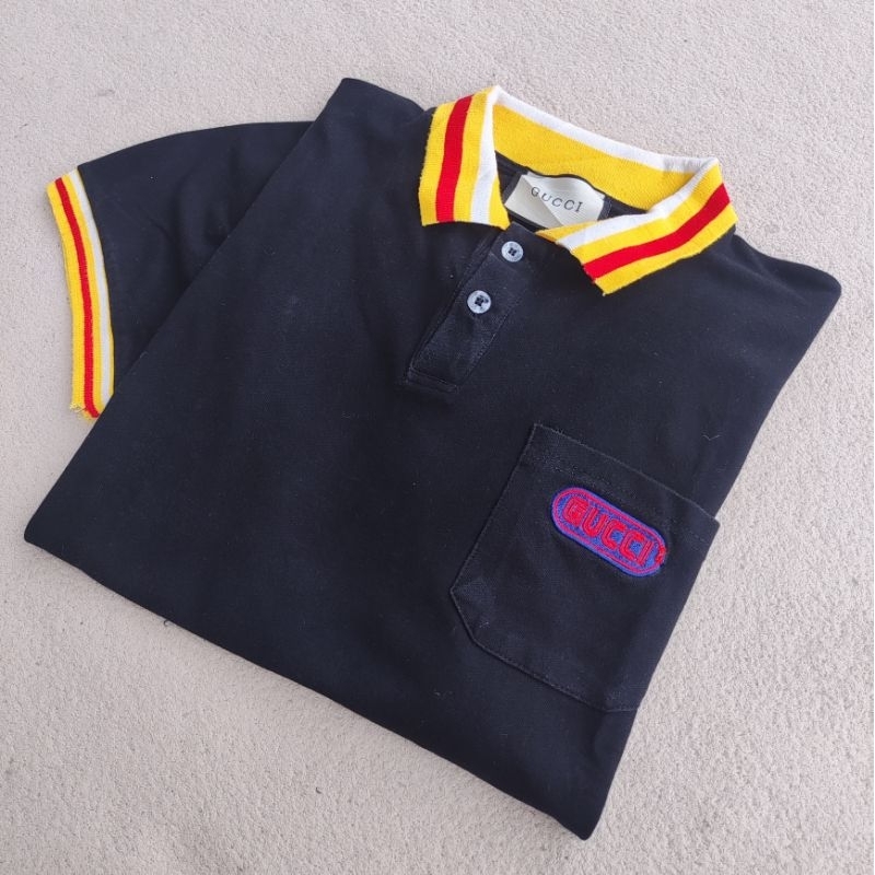 Gucci Twin Tipped Polo Shirt