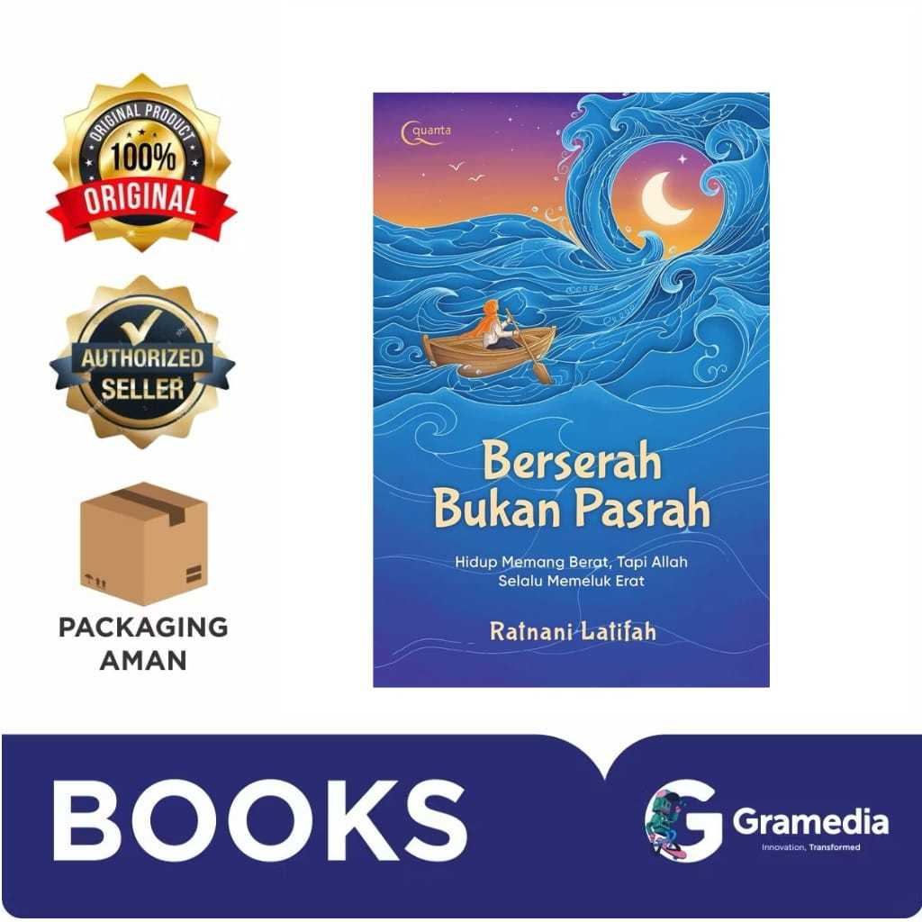 

Gramedia Cilegon - Berserah Bukan Pasrah: Hidup Memang Berat, tapi Allah Selalu Memeluk Erat