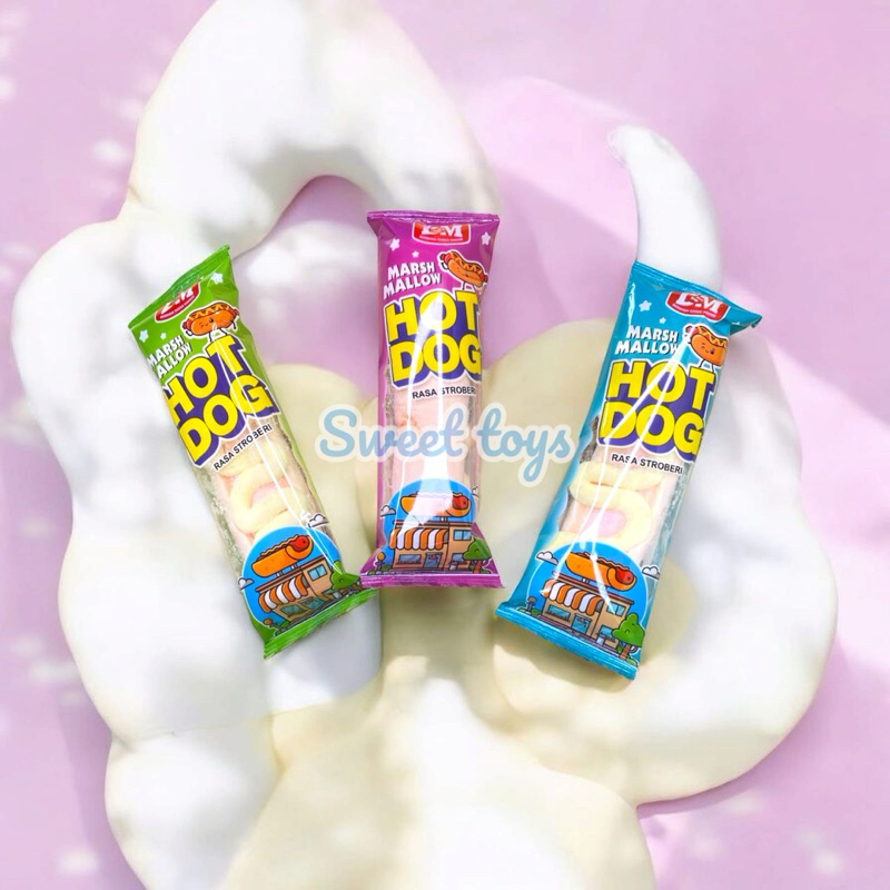 

marshmallow hot dog (isi 30pcs)