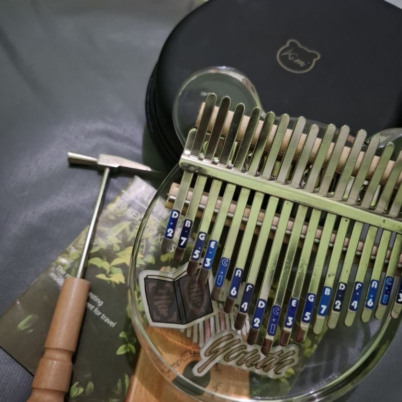 KIMI ACRYLIC 17 KEYS KALIMBA | PRELOVED MULUS