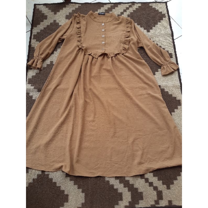 Tunik ld 104 coklat asofa preloved