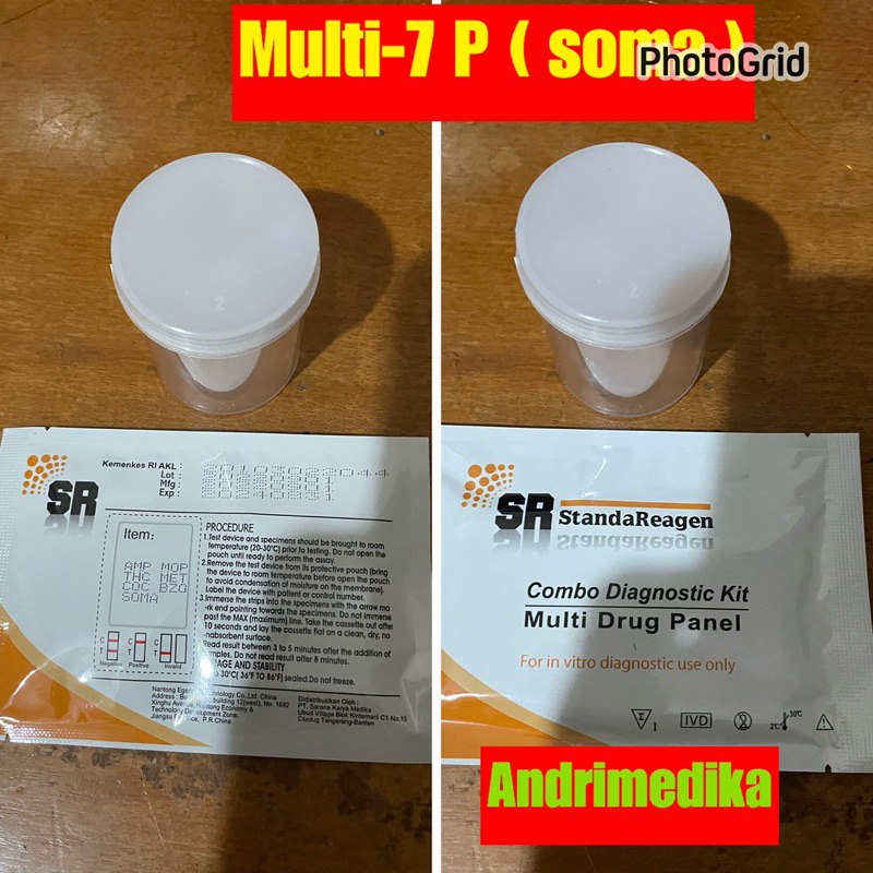 Tes Urin Narkoba-Multi 7 Parameter + Pot urine