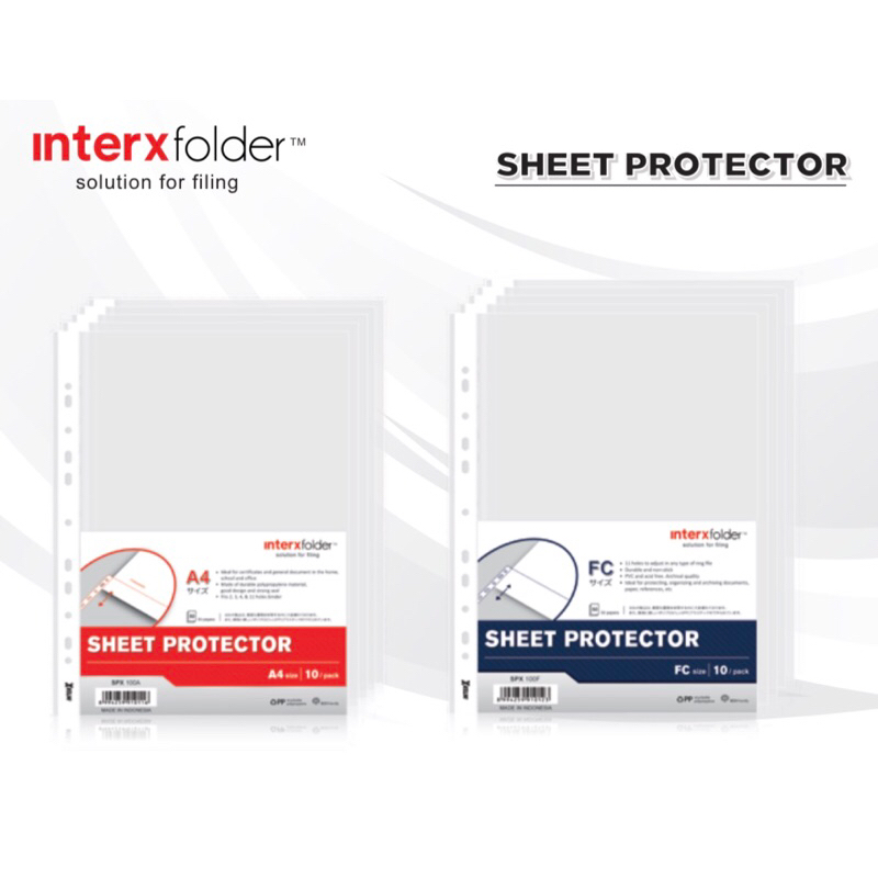 

plastik sheet protector A4 plastik File A4 plastik dokumen