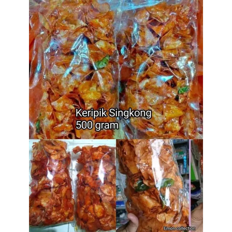 

keripik bundar singkong kemasan jumbo isi 2 pcs