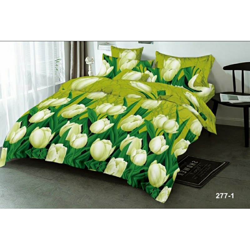 Sprei motif bunga premium 180 x 200cm sprei murah sprei jumbo