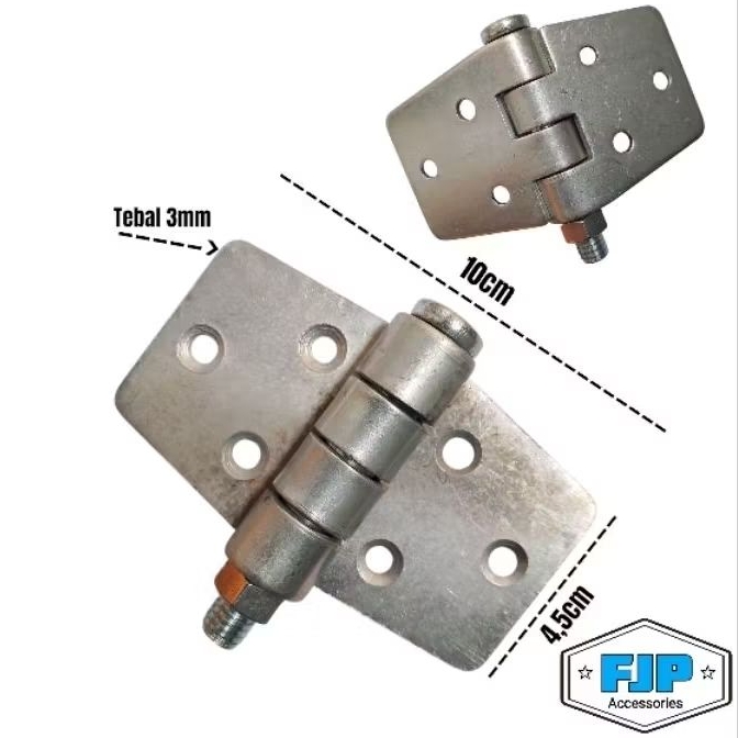 Engsel Tengah Kupu Handerson | Engsel Kupu Kecil Pintu Garasi Handerson