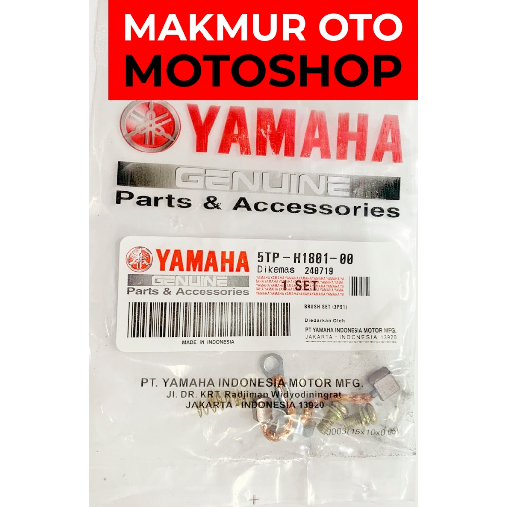1 set Arang Starter 5TP Cool Booster – Carbon Brush Dinamo Starter Yamaha Jupiter Vega Mio Vixion Fi