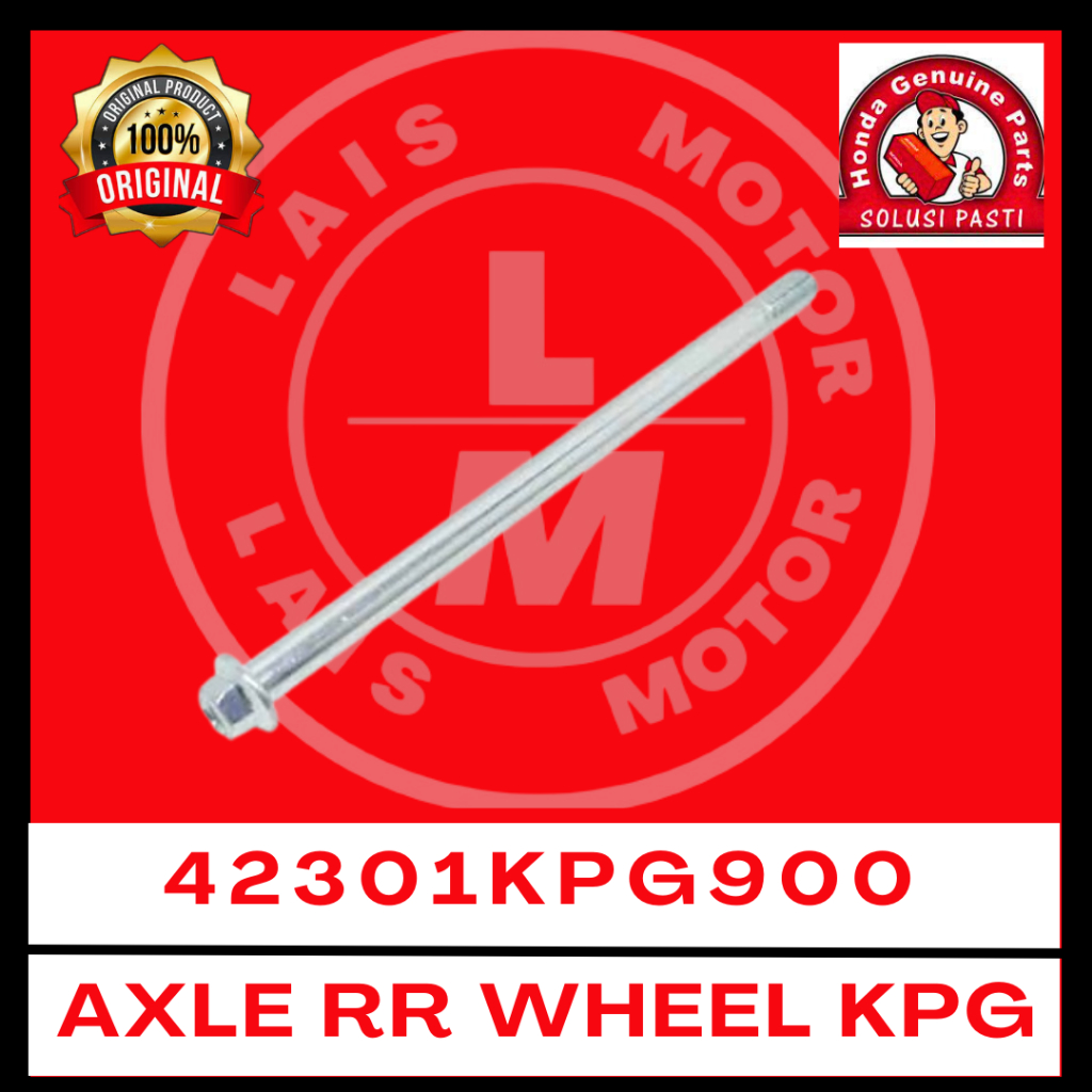 As Roda Belakang KPG Karisma, Revo Lama, Supra X 125 42301KPG900 Original AHM