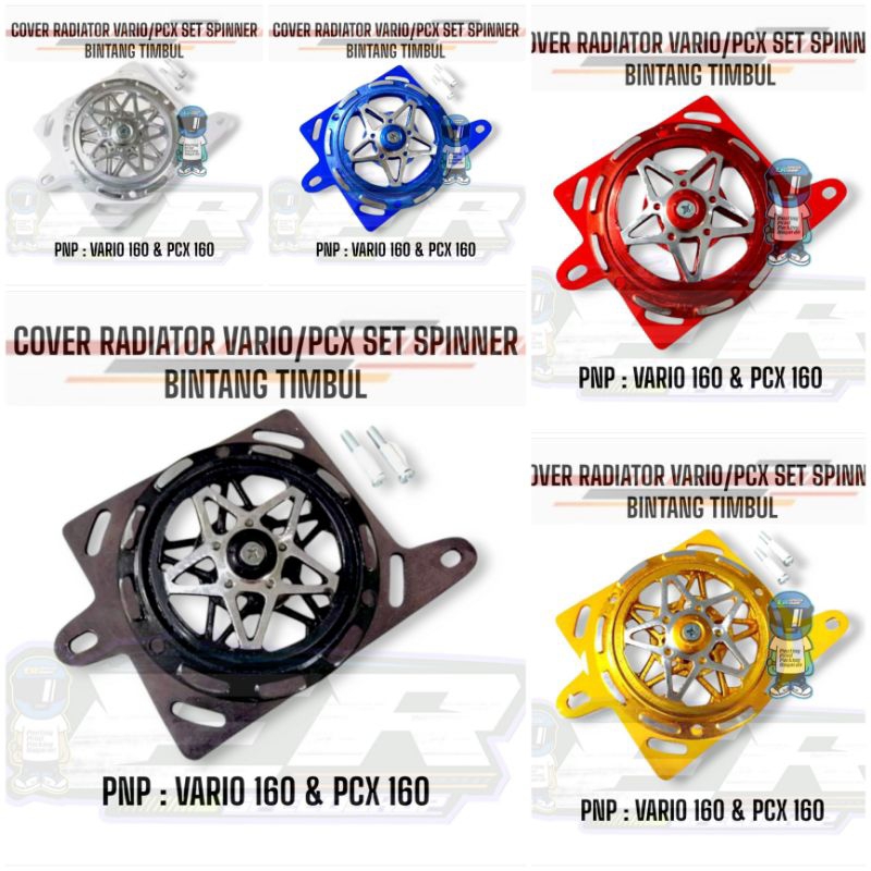 Cover Radiator set Spinner PCX 160 Vario 160 ADV 160 cover tutup radiator PCX 160 Vario 160 ADV 160