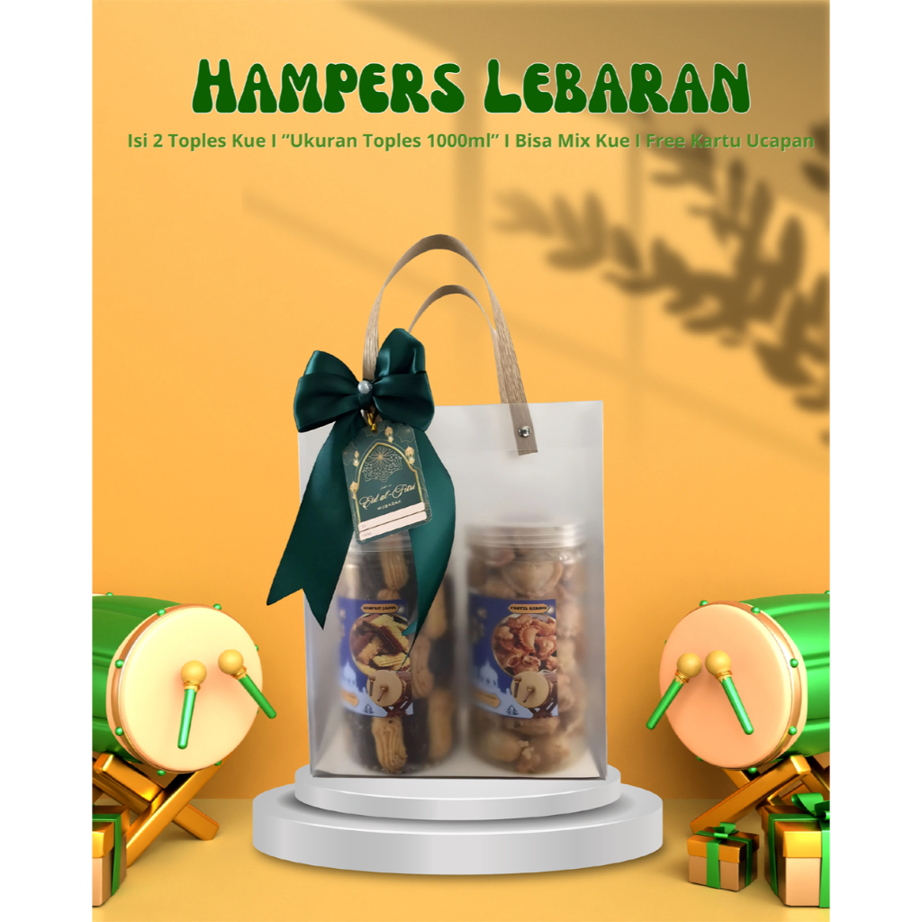 

HAMPERS LEBARAN | HAMPERS KUE KERING | PARCEL IDUL FITRI 2025 I FREE KARTU UCAPAN