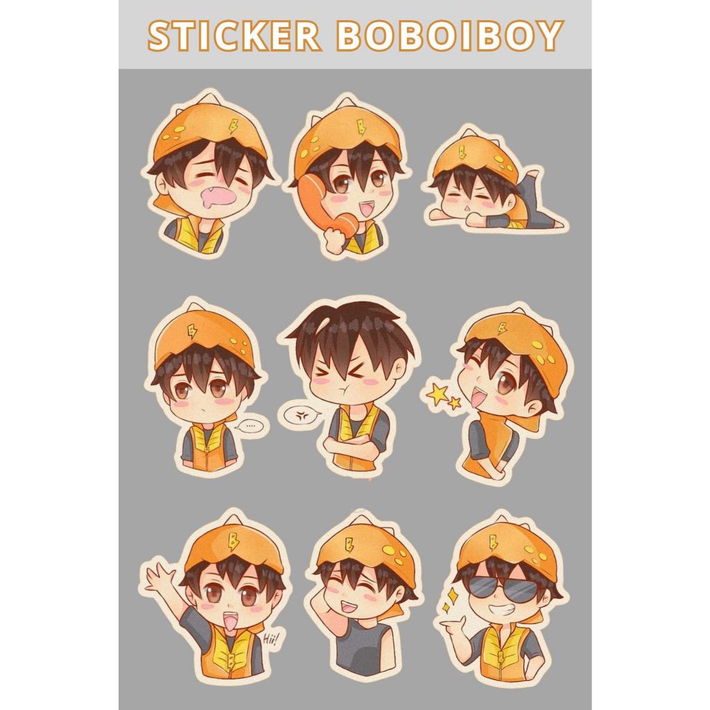 

Sticker BoboiBoy Custom Non Cutting 10x15cm - Sticker Aesthetic Keren untuk HP, Laptop, Helm, Motor & Barang Kesayangan - Sticker Berkualitas dan Mudah Dipasang