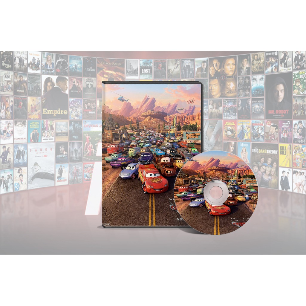 DVD Film Animasi Cars & Cars 2 & Cars 3 (2006-2017)