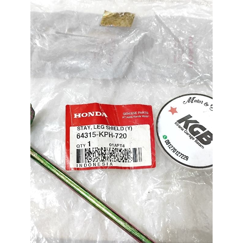 stay leg Shield karisma x ori baru ahm 64315 kph 720