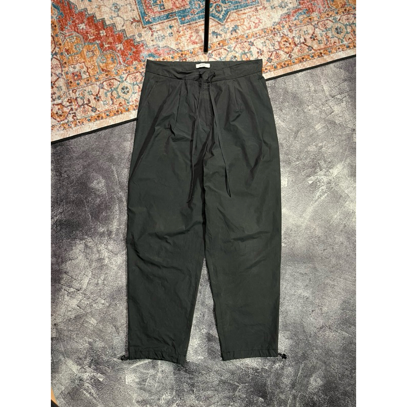 Amomento Trouser Utility baallon Pant With Drawstring dark grey
