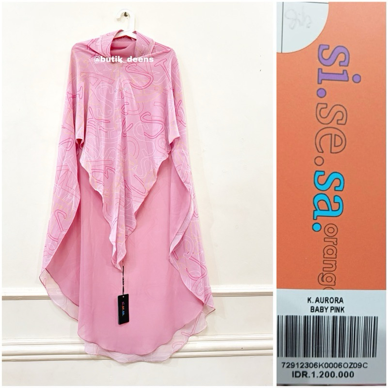 Khimar sisesa berkha pink