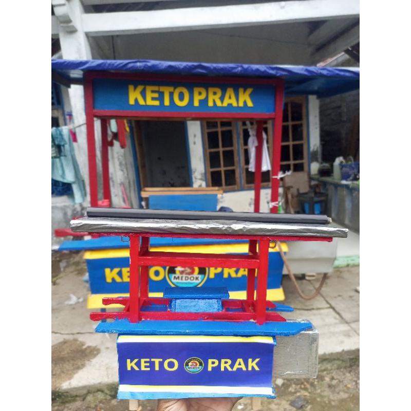 Miniatur Gerobak Ketoprak