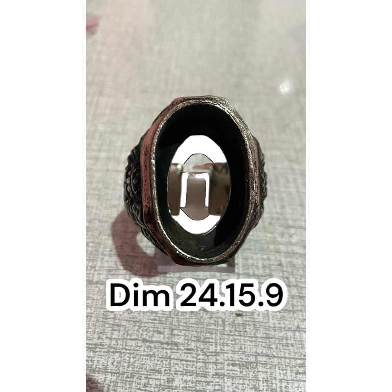 Ring cincin koin/emban ring koin full ukir