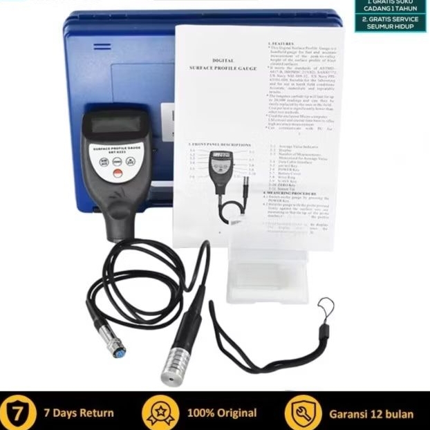 

Surface Profile Gauge SRT-6223+ Roughness Tester Gloss Meter SRT6223+