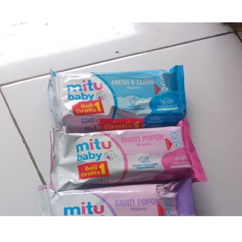 Tisu basah Mitu baby