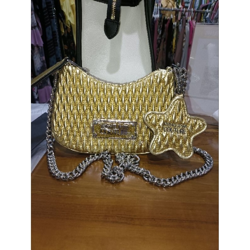 tas versace  jeans couture gold original