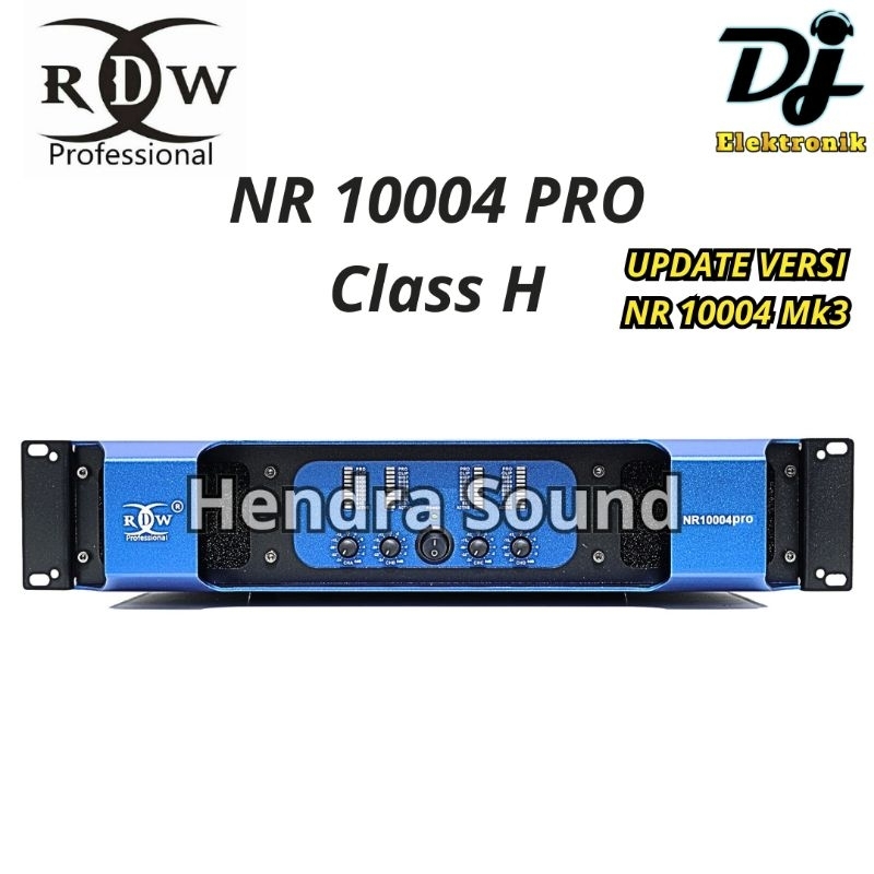 RDW ● NR 10004 PRO / NR10004 Mk3 - Power Amplifier (4 channel)