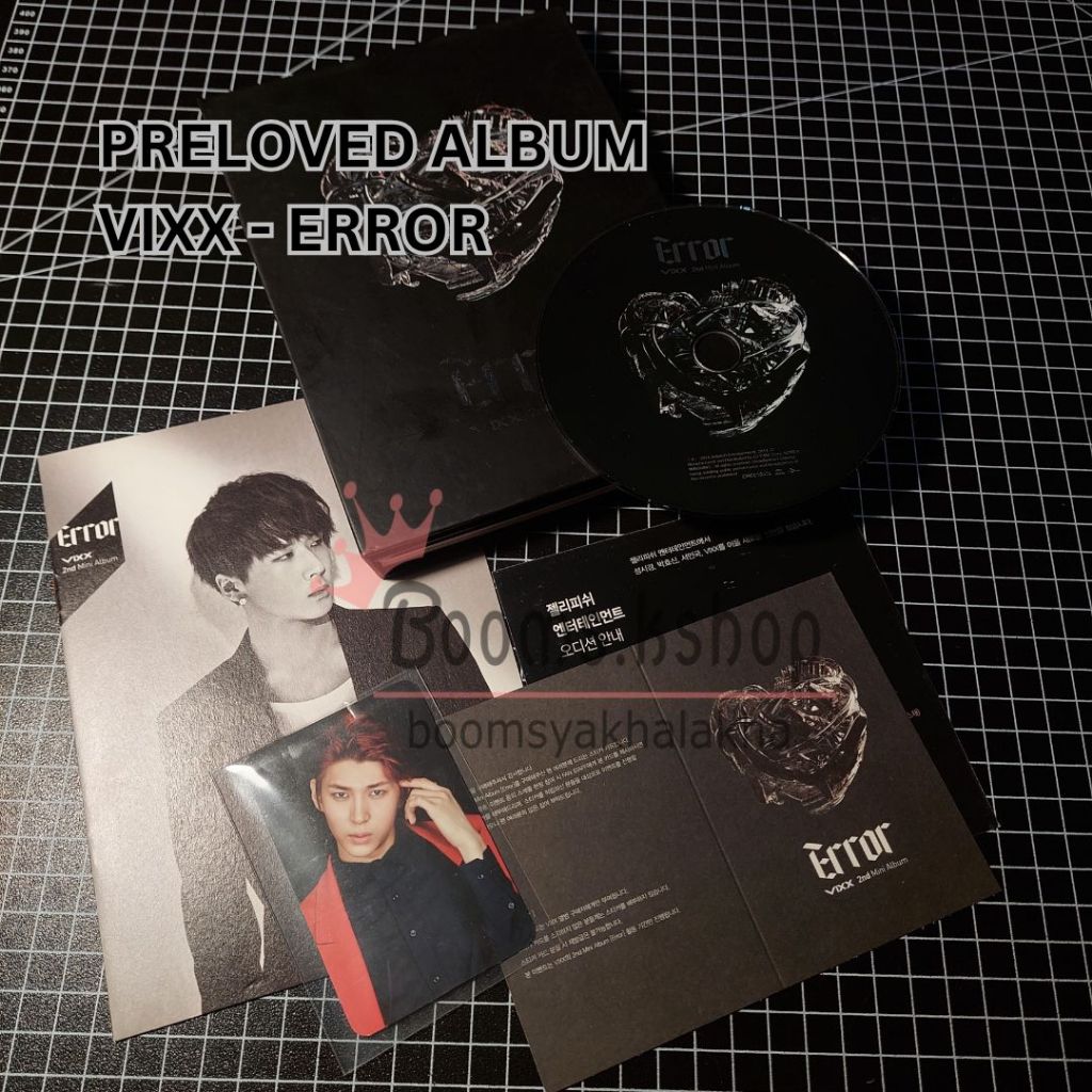 UNSEALED ALBUM VIXX – ERROR with LEO Pc CD PHOTOBOOK PHOTOCARD PHOTO CARD POLAROID POLA STICKER cha 