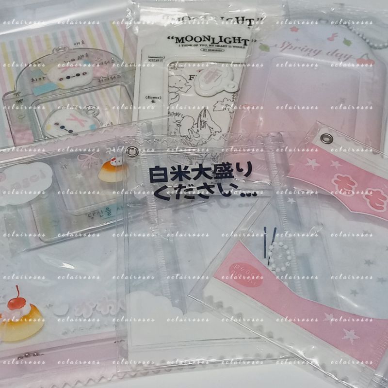 

Card Holder Ziplock PVC